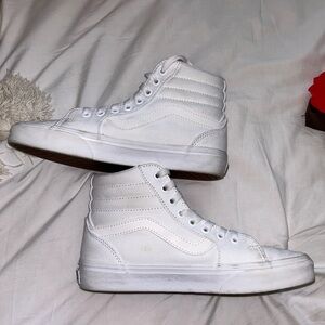 White High Top Vans